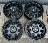 Last set of 4 - LP Aventure wheels - LP7- 18x8 ET38 5x114.3 - Matte Black