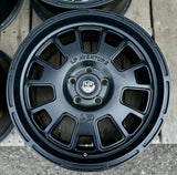 Last set of 4 - LP Aventure wheels - LP7- 18x8 ET38 5x114.3 - Matte Black