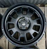 Last set of 4 - LP Aventure wheels - LP7- 18x8 ET38 5x114.3 - Matte Black