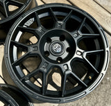Last set of 4 LP Aventure Wheels - LP8- 17x7.5 ET15 5x114.3 - Matte Black