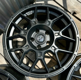 Last set of 4 LP Aventure Wheels - LP8- 17x7.5 ET15 5x114.3 - Matte Black