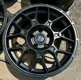 Last set of 4 LP Aventure Wheels - LP8- 17x7.5 ET15 5x114.3 - Matte Black
