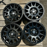 Roues LP Aventure - LP1 - 15x7 ET15 5x114.3 - Noir Mat