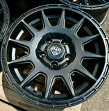 Roues LP Aventure - LP1 - 15x7 ET15 5x114.3 - Noir Mat