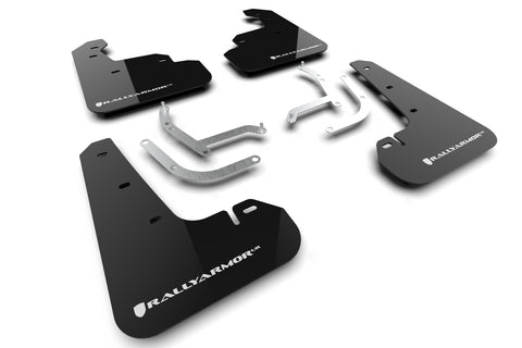 2024-25 Subaru Impreza Black Mud Flap White Logo