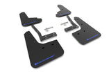 2026 Subaru Trailseeker & E-Outback Black Mud Flap Blue Logo