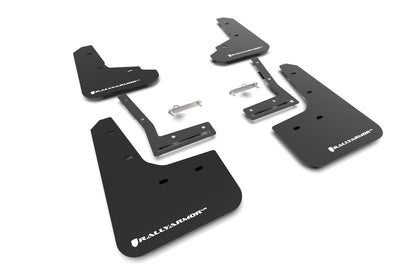 2026 Subaru Trailseeker & E-Outback Black Mud Flap White Logo