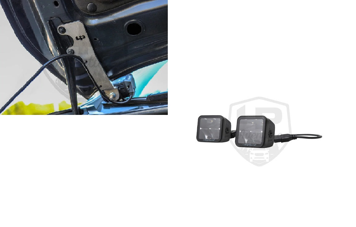 -LP Aventure - Supports de lumière de capot (Paire) - Subaru Crosstrek 2018-2023 / Impreza 2017-23 / WRX 2022+