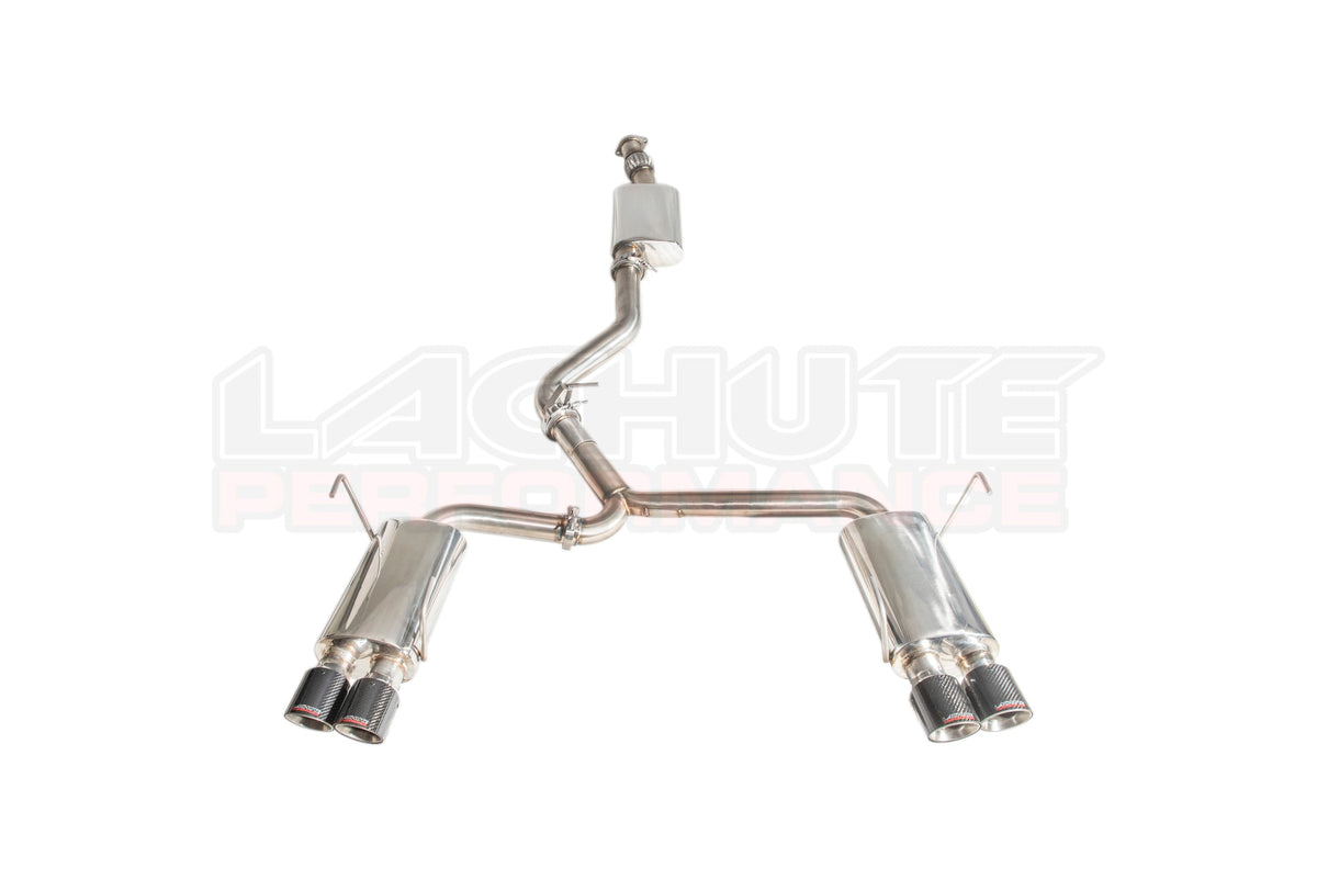 LACHUTE PERFORMANCE CATBACK - WRX 2022+ / Carbon Fiber Tips