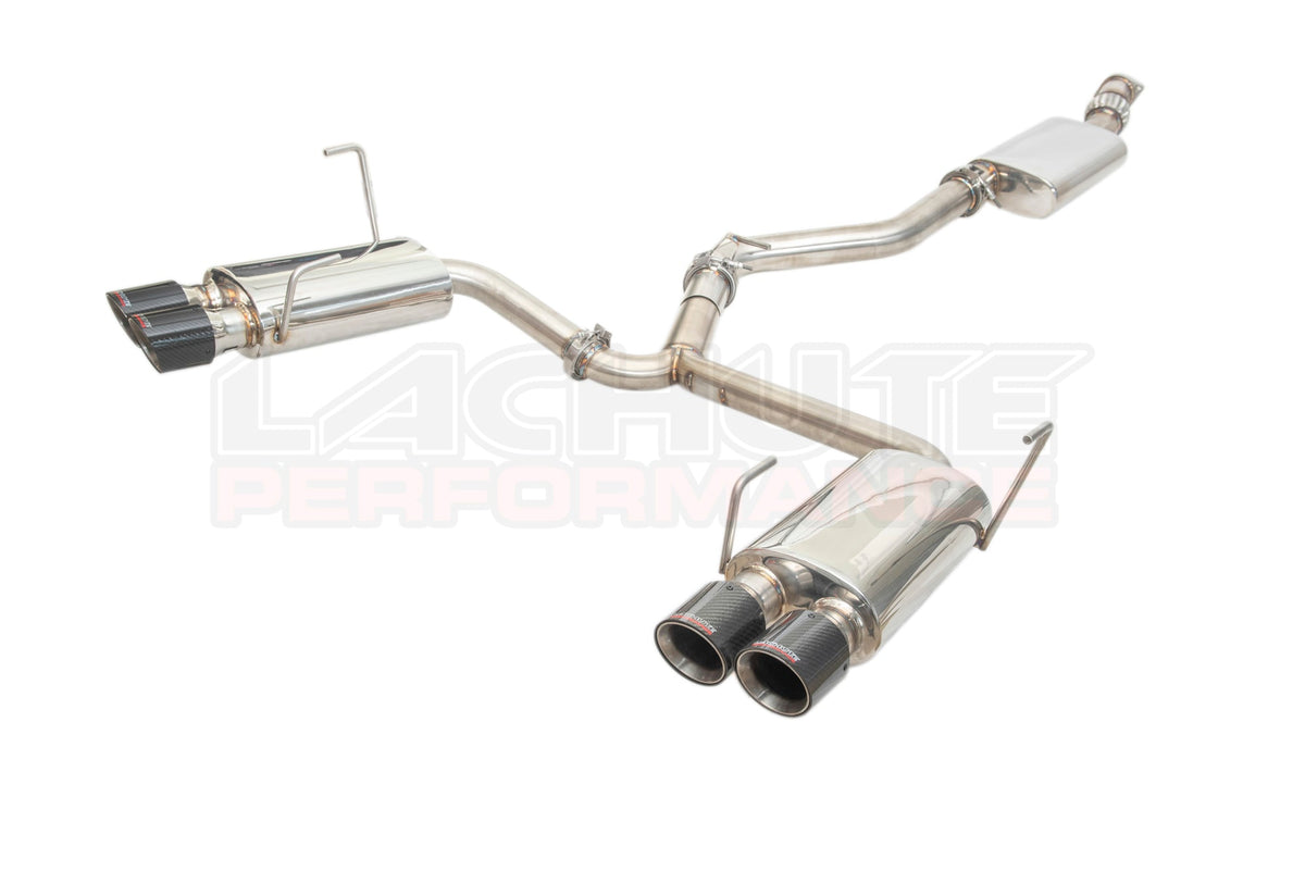 LACHUTE PERFORMANCE CATBACK - WRX 2022+ / Carbon Fiber Tips