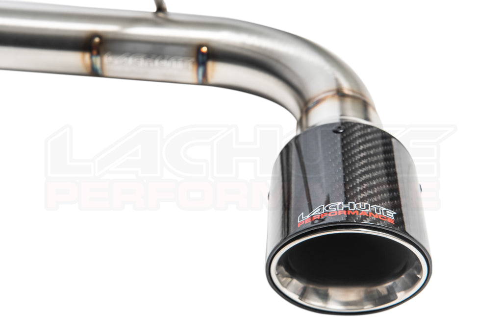 Lachute Performance muffler delete - 2018-2026 Subaru Crosstrek/ Crosstrek Wilderness 2024+ - Carbon fiber tip