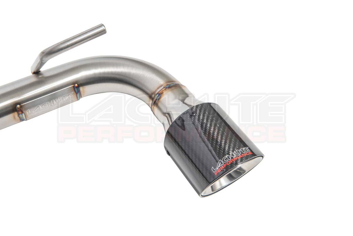 Suppression du silencieux Lachute Performance - Subaru Impreza Hatch 2017-2023 - embout en fibre de carbone