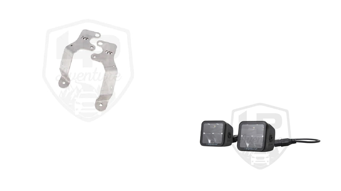 LP Aventure - Supports de lumière de capot (Paire) - Subaru Forester 2019-2024 / Forester Wilderness 2022-2025