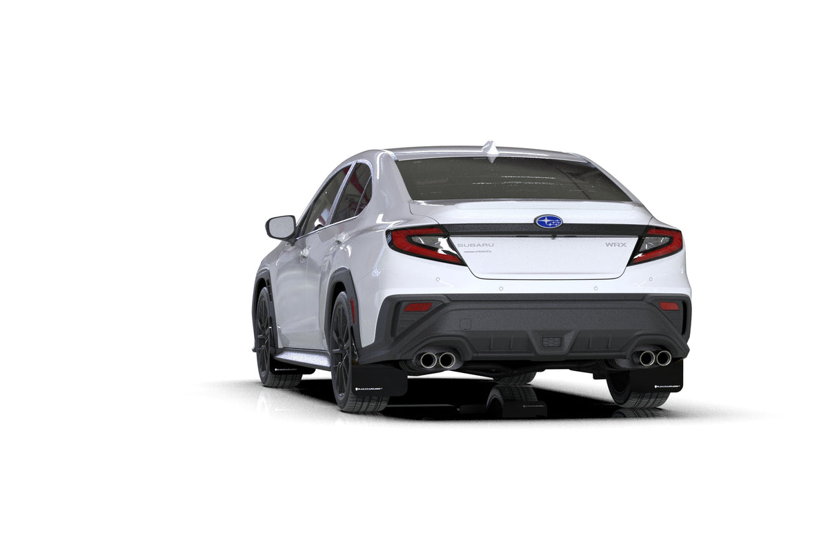 2022+ Subaru WRX Black UR Mud Flap White Logo