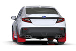 2022+ Subaru WRX Red UR Mud Flap Black Logo