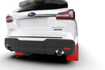 2018+ Subaru Ascent Red UR Mud Flap Black Logo - MF49-UR-RD/BLK
