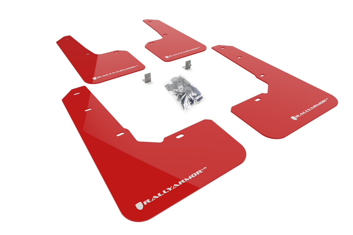2022+ Subaru Outback Wilderness Garde-boue Rouge - Logo Blanc